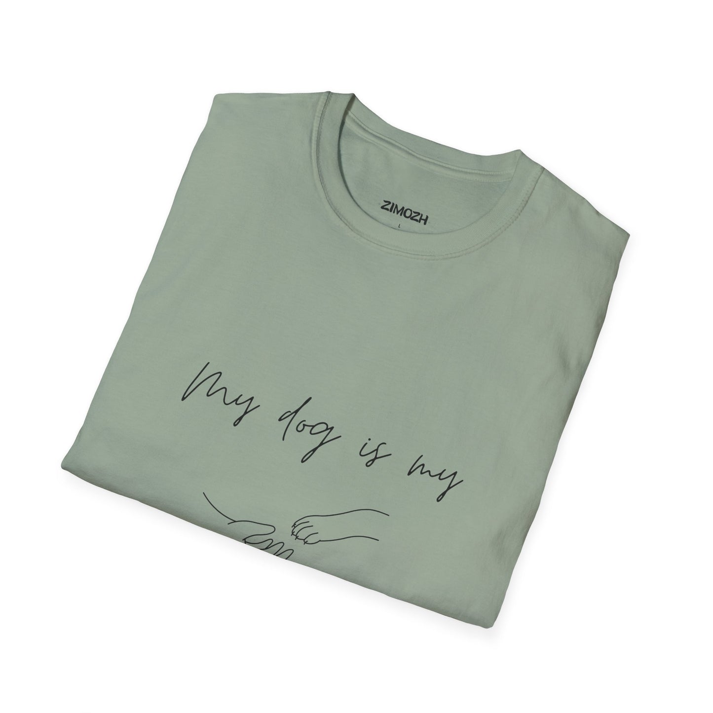 My Dog Is My Life Unisex Softstyle T-Shirt | Perfect Gift for Dog Lovers
