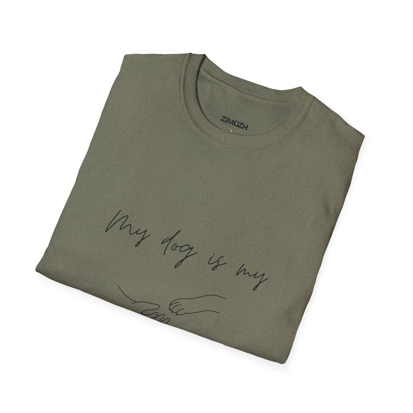 My Dog Is My Life Unisex Softstyle T-Shirt | Perfect Gift for Dog Lovers