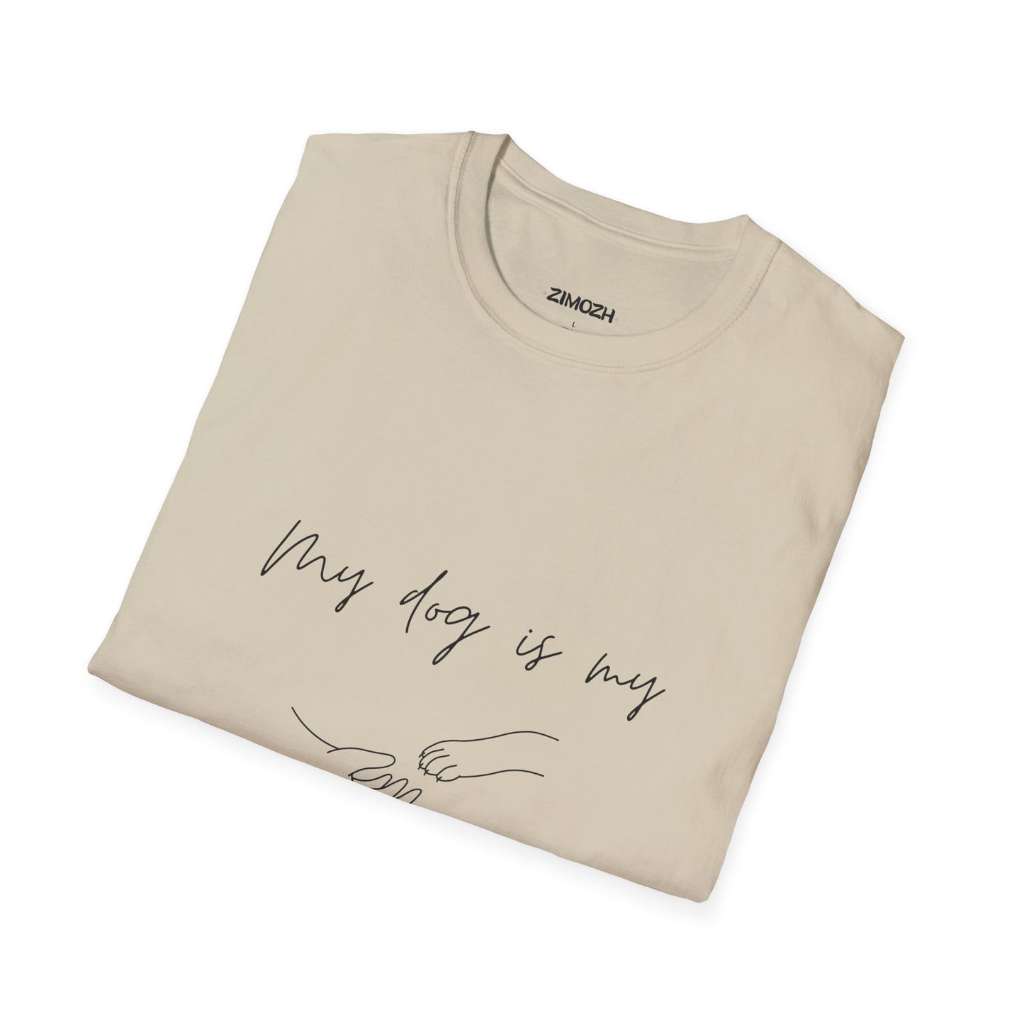 My Dog Is My Life Unisex Softstyle T-Shirt | Perfect Gift for Dog Lovers