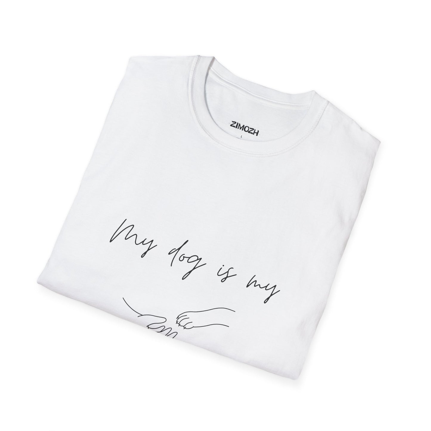 My Dog Is My Life Unisex Softstyle T-Shirt | Perfect Gift for Dog Lovers